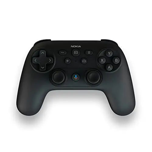 Produktbild: Nokia Bluetooth Game Controller mit Sprachsteuerung - Gamepad mit Google Assistant, Joystick, Fernbedienung für Android TVs und Streaming Geräte. Echtzeit Vibrationsfeedback, USB-C Ladeanschluss