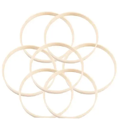 Produktbild: NOLITOY 12stücke Diy Dreamcatcher Ringe Aus Handwerksbedarf Für Makramee Und Kreative Bastelprojekte Für Wanddekoration Und Hochzeitskranz