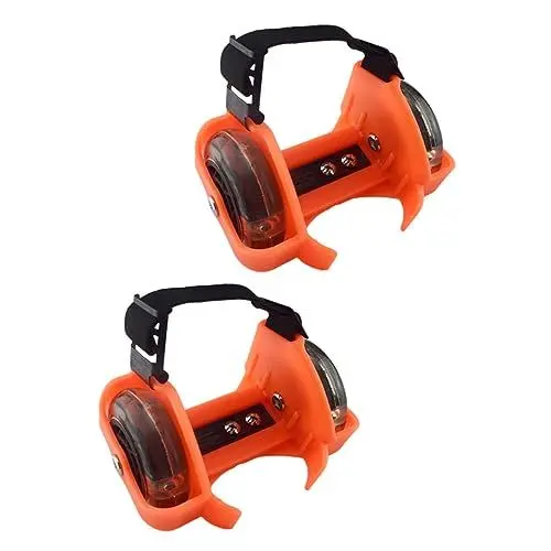 Produktbild: NOLITOY Glühende Rollschuhe mit Verstellbarem Heel Wheel Tragbare LED Skates für Üben von Balance und Koordination für Outdoor Aktivitäten