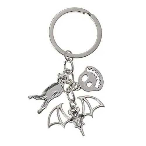 Produktbild: NOLITOY Halloween-schlüsselring Halloween Goody Bag Füller Gruseliger Schlüsselanhänger Halloween-fledermaus-schlüsselanhänger Halloween-schädel-schlüsselanhänger Geschenk Charme