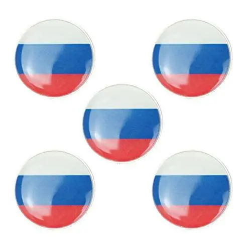 Produktbild: NONE 5 Stück Anstecknadeln Set Fahne Anstecker Brosche Dekorative Brosche Pin für Kragen Kleid Kleidung (Russland)