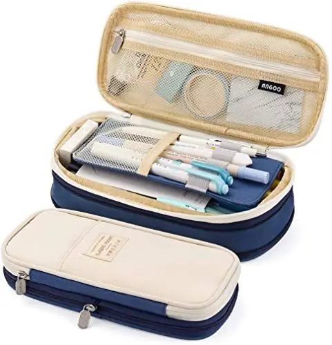 Produktbild: Nonebranded RBQH Multi-functional pencil case navy blue, Acrylic