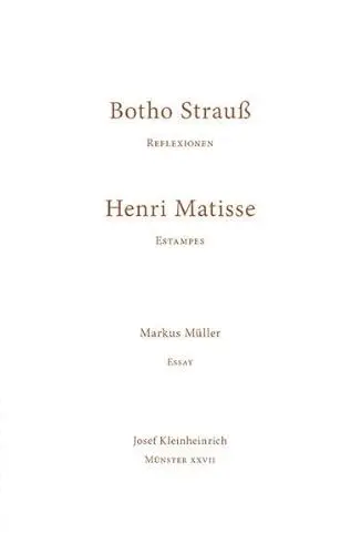Produktbild: NON-FINITO, AUSGESPARTES, LEERE STELLEN: Henri Matisse, ESTAMPES. 76 reproduzierte graphische Arbeiten mit einem Essay von Markus Müller: DIE ESSENZ DER DINGE. DIE SPRACHE DER LINIE BEI HENRI MATISSE