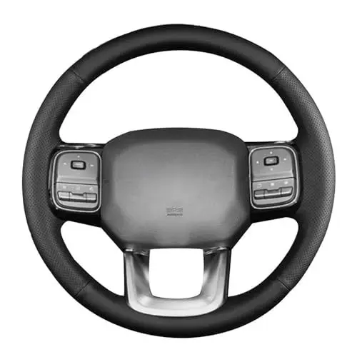 Produktbild: NonWoohdf Lenkradbezug aus geflochtenem Leder für das Auto, für GWM Haval Dargo 2021-2023, Innenausstattung