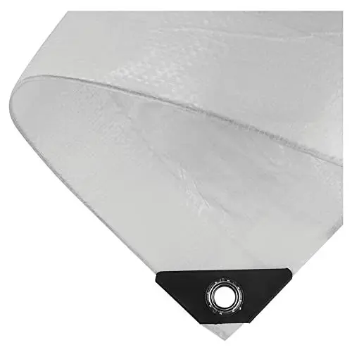 Produktbild: NOOR Abdeckplane Hobby - 120g/m² - 3x5 m - Weiß - Allzweckplane für Schutz vor Witterung - Ideal geeignet für den Garten - UV-stabil, beidseitig beschichtet, wasserfest, abwaschbar & langhaltig