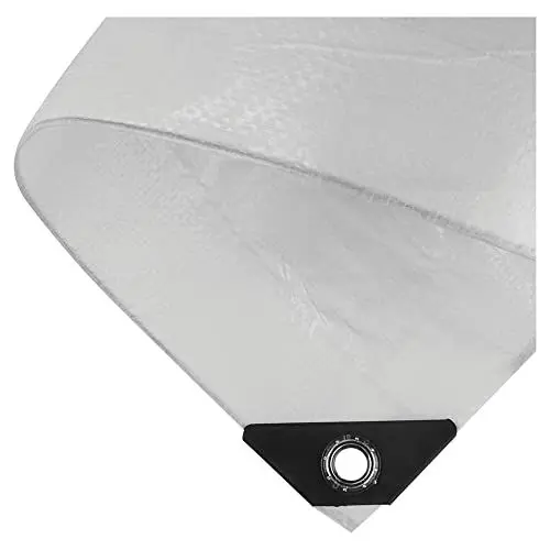 Produktbild: NOOR Abdeckplane Hobby - 120g/m² - 4x5 m - Weiß - Allzweckplane für Schutz vor Witterung - Ideal geeignet für den Garten - UV-stabil, beidseitig beschichtet, wasserfest, abwaschbar & langhaltig