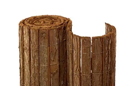 Produktbild: NOOR Rindenmatte Country 2,00 x 3m I Natürliche Baumrinden-Sichtschutzmatte I Wetterfester, robuster Balkonzaun I Stabiler Windschutz für Terrassen/Gärten/Tennisplätze