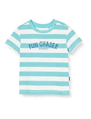 Produktbild: Noppies Baby-Jungen B Regular ss Marshall STR T-Shirt, Mehrfarbig (Meadowbrook P462), (Herstellergröße: 56)