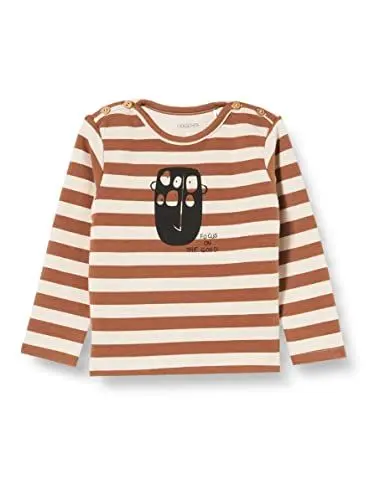 Produktbild: Noppies Baby Baby-Jungen B Tee LS Reno T-Shirt, Cacoa Brown-P785, 50