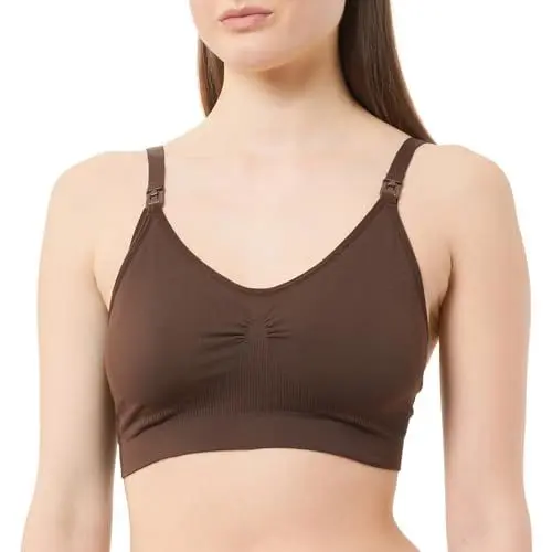 Produktbild: Noppies Damen Hura Seamless Sensil® Nursing Bra BH, Coffee Bean, B EU