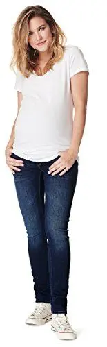 Produktbild: Noppies Damen Otb Slim Mila Comfort Everyday Blue Umstandsjeans, Everyday Blue, 42W 32L EU