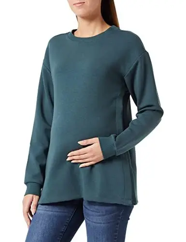 Produktbild: Noppies Damen Sweater Pinson Nursing Long Sleeve Pullover, Green Gables - P982, 40 EU