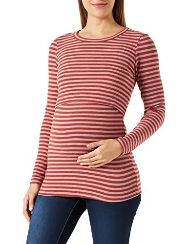 Produktbild: Noppies Damen Top Pryor Nursing Long Sleeve T Shirt, Deauville Mauve - P964, 42 EU