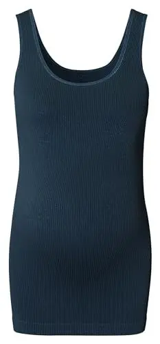 Produktbild: Noppies Maternity Damen Sama Seamless Rib Tanktop Trägershirt/Cami Shirt, Night-N146, M-L