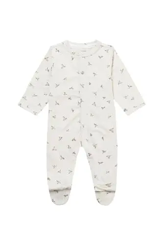 Produktbild: Noppies Baby Unisex Baby Playsuit Many Long Sleeve AOP Overall, Willow Grey-N044, 74