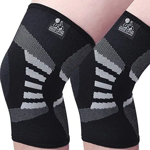 Produktbild: Nordic Lifting Knie-Kompressionsmanschetten (1 Paar) - Unterstützung zur Vorbeugung und Erholung bei Arthritis - Größe XXL