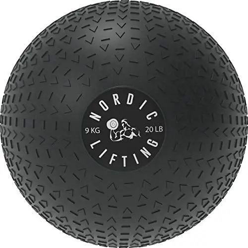 Produktbild: Nordic Lifting Medizin Slam Ball für alle, Fitness, Gesundheit, Training, Abnehmen und mehr (22cm, 9kg)