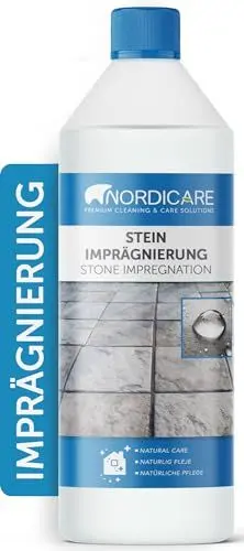 Produktbild: Nordicare (1L) Steinimprägnierung für Außen I Stein Imprägnierung universal anwendbar I Steinversiegelung, Steinplatten Versiegelung