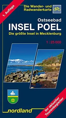Produktbild: Nordland Karten, Mecklenburg, die großen Seen: 1:25000, Wander- und Radwanderkarte (Deutsche Ostseeküste)