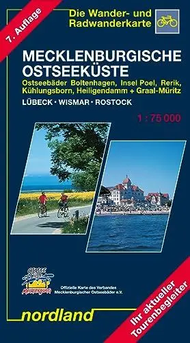 Produktbild: Nordland Karten, Ostseeküste zwischen Lübeck und Rostock