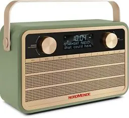 Produktbild: Nordmende Transita 120 tragbares DAB Radio (DAB+, UKW, 24 Stunden Akku, Aux In, Wecker, 2 Weckzeiten, Sleeptimer, Snooze-Funktion, Kopfhöreranschluss) grün