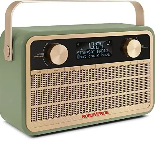 Produktbild: Nordmende Transita 120 tragbares DAB Radio (DAB+, UKW, 24 Stunden Akku, Aux In, Wecker, 2 Weckzeiten, Sleeptimer, Snooze-Funktion, Kopfhöreranschluss) grün