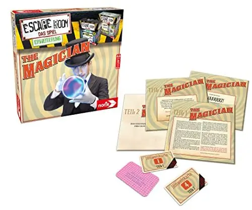 Produktbild: Noris 606101798 - Escape Room Erweiterung The Magician - Familien und Gesellschaftsspiel für Erwachsene - Nur mit dem Chrono Decoder spielbar - ab 16 Jahren