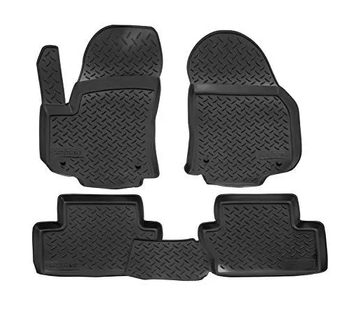 Produktbild: Norm Liners | 3D Gummimatten Auto Matten Fussmatten Kompatibel mit Zafira B 2005-2010, Rand cca 4cm, Allwetter, 4Tlg, Premium Qualität