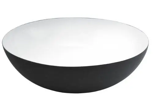 Produktbild: Norman Copenhagen Krenit Deko Schale, Stahl, weiß, 12x38cm