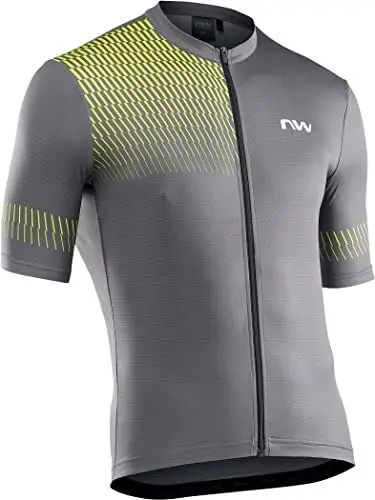 Produktbild: Northwave Origin T-Shirt Dark Grey/Yellow Fluo M