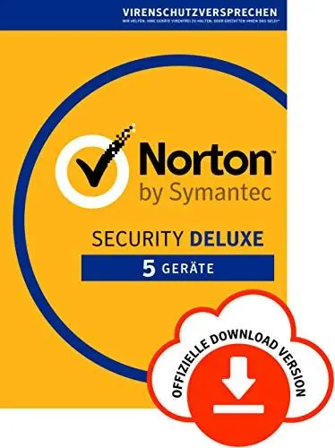 Produktbild: Norton Security Deluxe - 5 Geräte (Kostenlos Testen Subscription)
