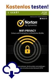 Produktbild: Norton Wi-Fi Privacy | 1 Gerät | 1 Monat mit Verlängerung