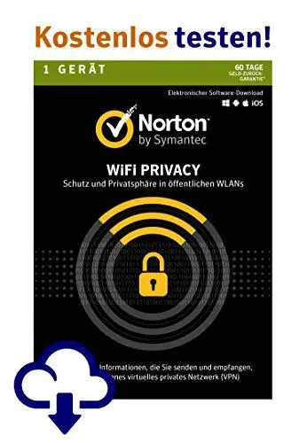 Produktbild: Norton Wi-Fi Privacy | 1 Gerät | 1 Monat mit Verlängerung