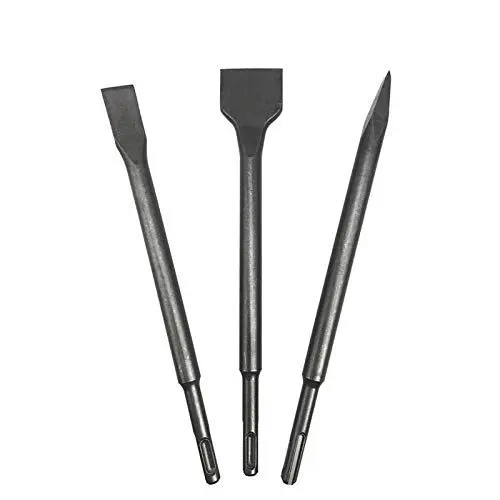 Produktbild: NORTOOLS 3 Stücke 40Cr SDS-Plus Meißel Sollwert/Flach/Spaten für Mauerwerk