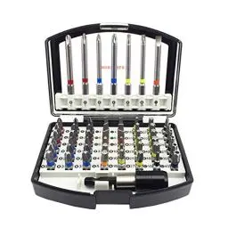 Produktbild: NORTOOLS 56-teiliger Schraubendreher-Bitsatz aus S2-Legierungsstahl | Magnetischer Hex-Aufnahmehalter + 25mm/75mm Bits | PH/PZ/SL/TORX/Sicherheitsbits | Für Möbel, Elektronik, Auto & Reparatur