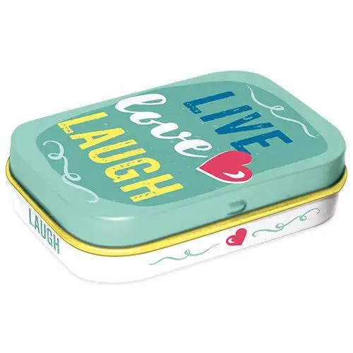 Produktbild: Nostalgic-Art 81359, Word Up, Live Love Laugh, Pillendose