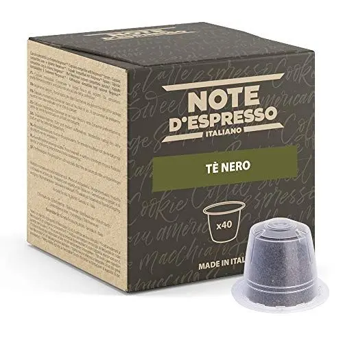 Produktbild: Note D'Espresso - Schwarzer Tee - Kapselmaschinen - ausschließlich kompatibel mit NESPRESSO - 40 caps