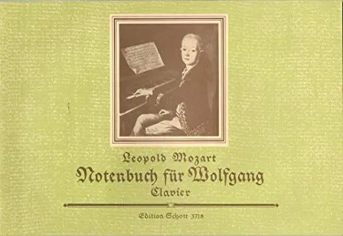Produktbild: Notenbuch für Wolfgang: Eine Auswahl der leichtesten Stücke. Klavier.