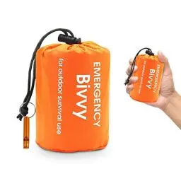 Produktbild: Notfall Schlafsack,Überleben Schlafsack, Survival Biwaksack Erste Hilfe Rettungsdecken Wasserdicht Notfalldecke Warm Tube Zelt Ultraleicht Hitzeabweisend Kälteschutz Rettungszelt für Outdoor