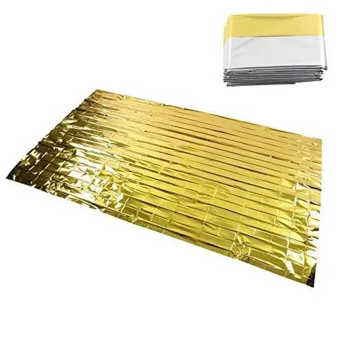 Produktbild: Notfalldecken, Faltbare Thermodecke, wasserdichte Outdoor-Isolierkapazität für Reisen in der Wildnis (160x210cm)