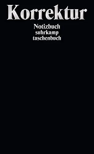 Produktbild: Korrektur: Notizbuch (suhrkamp taschenbuch)
