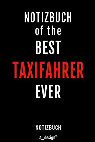 Produktbild: Notizbuch für Taxifahrer: Originelle Geschenk-Idee (120 Seiten liniertes blanko Papier)