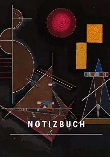 Produktbild: Notizbuch klein A5 Blanko - Notizheft 44 Seiten 90g/m² - Softcover Wassily Kandinsky 