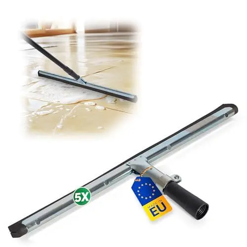 Produktbild: Novatool 5X Fliesenabzieher Dusche 60 cm Boden Wasserabzieher für Boden Garten Bad Fliese Glas Terrasse Fenster Auto Wasserschieber Edelstahl Boden Pool Badabzieher XXL breit Abzieher - ohne Stiel
