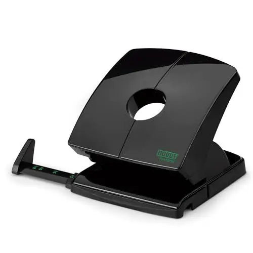 Produktbild: Novus B 230 re+new Locher (Kunststoffoberteil aus nachhaltigem Rezyklat, 30 Blatt, mit Anschlagsschiene) schwarz