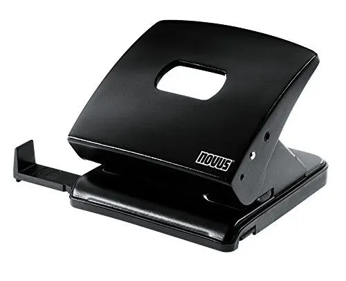 Produktbild: Novus C 225 Bürolocher (locht bis zu 25 Blatt Papier, Vollmetallgerät) schwarz