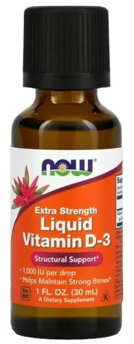 Produktbild: Now Foods - Süßholzwurzel 450mg & Vitamin D-3 Flüssig 1000 IU (Extra Stark) | Hochwirksame Unterstützung für die allgemeine Gesundheit - 100 Kapseln + 30 ml