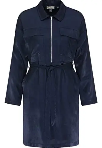 Produktbild: PENNINSULA Damen Hemdblusenkleid 37211834-PE01, Marine, L