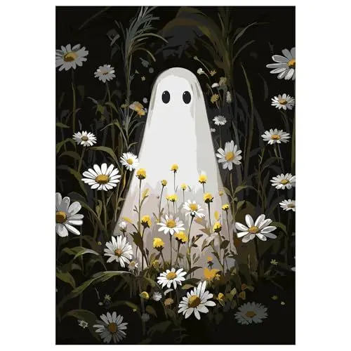 Produktbild: NPCSWXQ 5d Diamond Painting Erwachsene, Halloween Geister Diamant Painting Bilder 30x40cm,DIY kreative hobbys für zu Hause, Entspannung Als Wanddeko oder Büro Dekor Geschenk