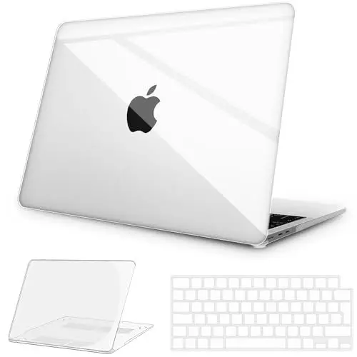 Produktbild: NPUOLS Hülle Schutzhülle Kompatibel für MacBook Air 13,6 Zoll M4 M3 M2 A3240 A3113 A2681(2025 2024 2022), Ultradünne Vergilbung Sbeständige Hartschale Snap Case und TPU EU Tastaturabdeckung